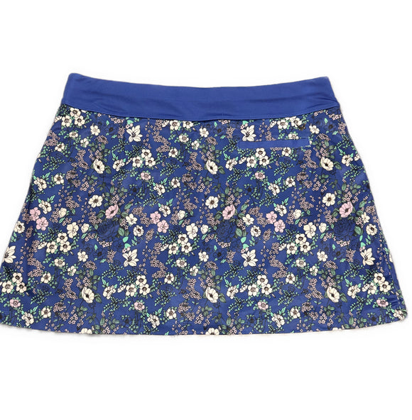 Callaway Women's Royal Blue Floral Print Golf Skort Size XL