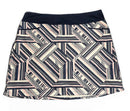 Adidas Women's Navy, White & Pink Patterned Golf Skort Size L-1