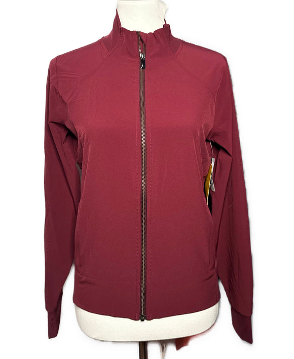 New Lole Meggie Jacket in Wine Size S MSP$115