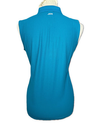 New JDX Women's Teal Textured Sleeveless Top Size S - 0