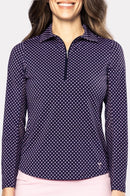 New Golftini Women's Unstaoppable Long Sleeve Cool Girl Polo Size S MSP$118-1