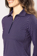 New Golftini Women's Unstaoppable Long Sleeve Cool Girl Polo Size S MSP$118-2