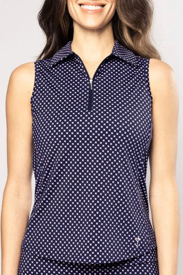 New Golftini Unstoppable Sleeveless Cool Girl Polo Size S MSP$108