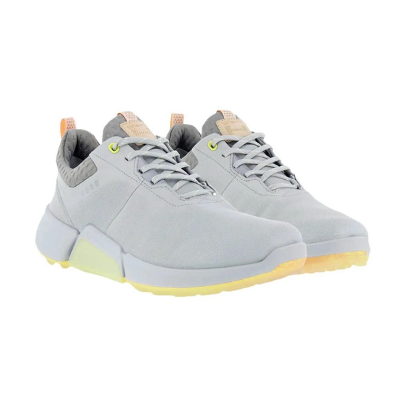 New ECCO W Golf Biom H4 Women's Golf Shoes - Concrete/Peach Nectar