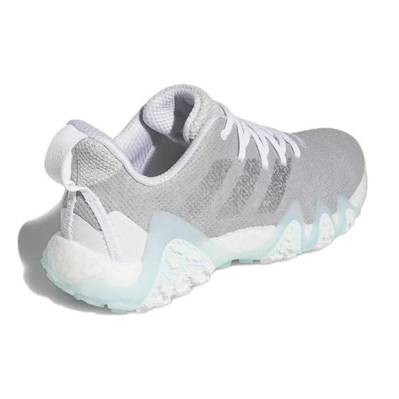 New Adidas CODECHAOS 22 Spikeless Golf Shoes - Gray/Silver/Blue