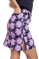 New Golftini Navy & Purple Wine Down Floral Skort Size 6 MSP$125-2