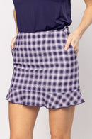 New Golftini Women's Amalfi Breeze Linen Ruffle Skort Size 4 MSP$138-1