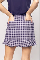 New Golftini Women's Amalfi Breeze Linen Ruffle Skort Size 4 MSP$138-3