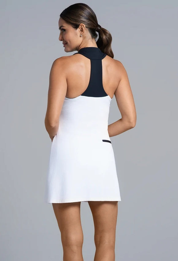 New Ibkul Color Block Tennis Dress Size S MSP $126