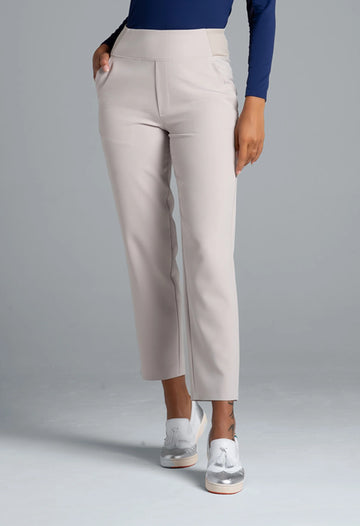 New Ibkul Solid Knit Women's Ankle Pants MSP $96