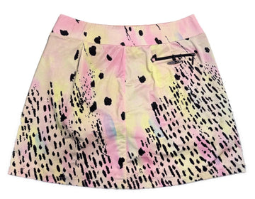 Jamie Sadock Pastel & Black Print Golf Skort Size 2 MSP$115 - 0
