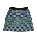 Swing Control Black, Green & Blue Geo Print Golf Skort Size XS MSP$120-2