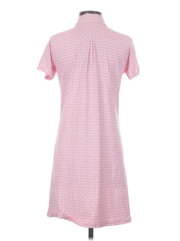 William Murray Pink Print Polo Golf Dress Size S MSP$98