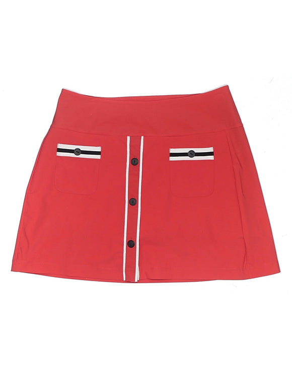 Kinona Sport Red Long Strides Golf Skort Size L MSP$115