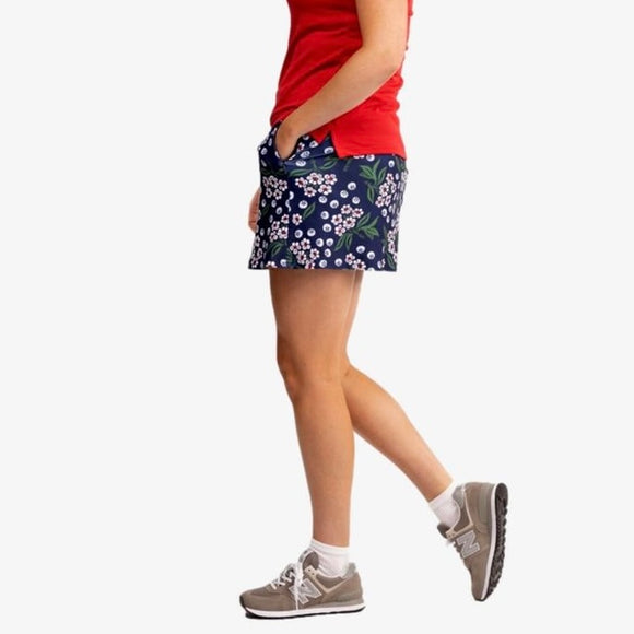 New Smith & Quinn Moonlight Daisy Print Golf Skort Size L MSP$105
