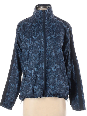 Athleta Navy Floral Full-Zip Rain Jacket Size S MSP$120