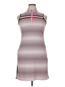 Tail Activewear White, Black & Coral Polka Dot Sleevleess Golf Dress Size XL-1
