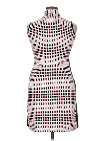 Tail Activewear White, Black & Coral Polka Dot Sleevleess Golf Dress Size XL - 0