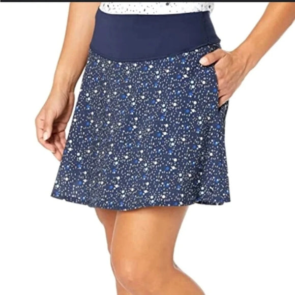 New Puma PWRShape Navy Dot Golf Skort Size XL MSP $65