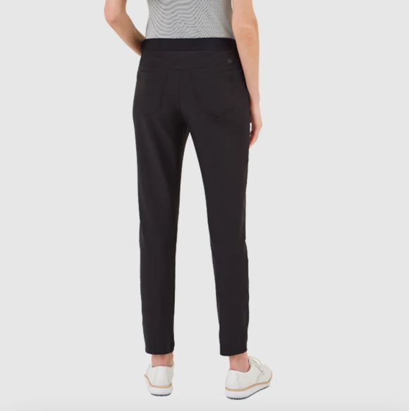 New Dunning Golf Women's Player Fit Stretch Pant - Black MSP$109