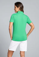 New Ibkul Short Sleeve Mock Neck MSP $92-2