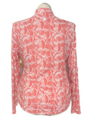 GGBlue Women's Red & White Patterned Golf Pullover Size L-2