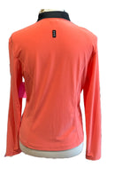 Jamie Sadock Coral & Black Full-Zip Jacket Size M MSP$119-2
