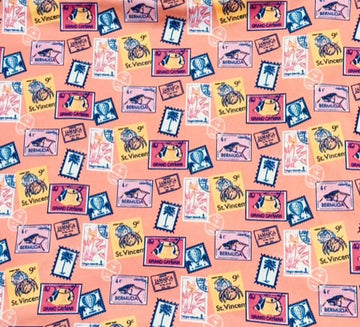 Bermuda Sands Orange Postage Stamp Skort Size XL - 0