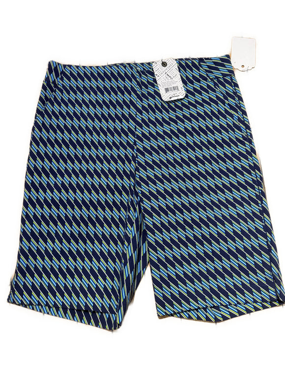 New EP NY 20" Tricolor Dash Diag Short in Inky Multi