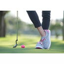 New Skoni Women's Spikeless Golf Shoes Grey/Pink-2