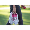 New Skoni Women's Spikeless Golf Shoes Grey/Pink-3