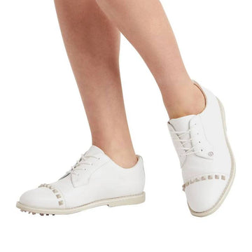 New G/ForeWomen's Gallivanter Stud Cap Toe Golf Shoes - White Size 9.5