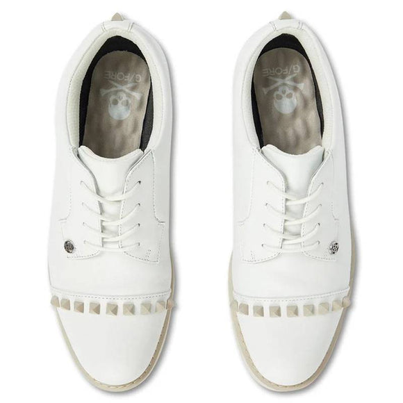 New G/ForeWomen's Gallivanter Stud Cap Toe Golf Shoes - White Size 9.5