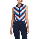 New G/Fore Womens Chevron Stripe Sleeveless Golf Polo MSP$110-2