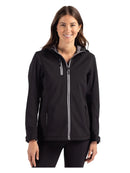 New Women's Clique Telemark Eco Stretch Full-Zip Hooded Jacket MSP$70-1