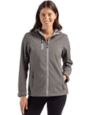 New Women's Clique Telemark Eco Stretch Full-Zip Hooded Jacket MSP$70-4
