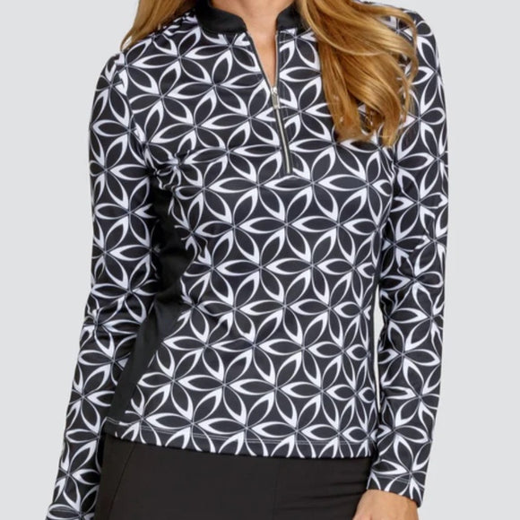 Tail Activewear Women's Laken Long Sleeve Golf Top- Dancing Stars Size S MSP$105