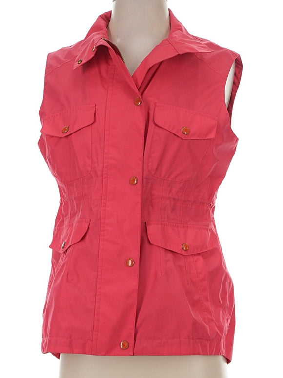 Peter Millar Women's Coral Retro Golf Vest Size S