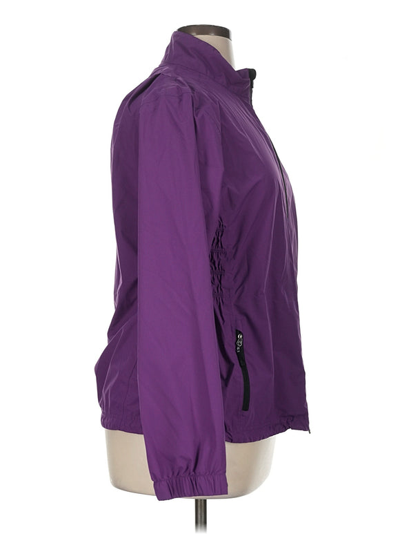 Zero Restriction Women's Purple Tour Series Rain Jacket w/ Logo Size XL