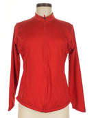 New Lopez Women's Red Full-Zip Jazzy Jacket Size M MSP$89-1