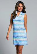 New Ibkul Susan Sleeveless Zip Mock Dress MSP $128-7
