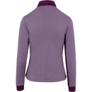New Dunning Women's Moira Long Sleeve Ventilated Golf Polo- Plum MSP$100-2