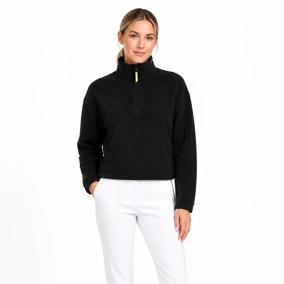New G/Fore Women's Pullover Onyx Golf Fleece Size M MSP$225