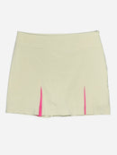 Golftini Tan Holiday Pleated Skort w/ Pink Accent Size 4 MSP$128-1