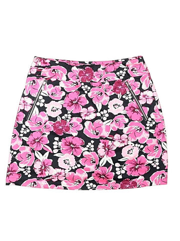 Tail Activewear Pink & Black Floral Golf Skort Size S