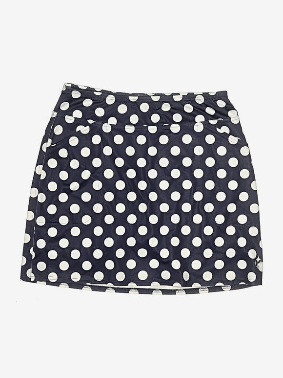 Jofit Navy & White Polks Dot Mina Golf Skort Size M MSP$100