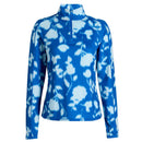 New G/Fore Women's Blur Floral Tech Jersey Golf Pullover Size S MSP$140-1