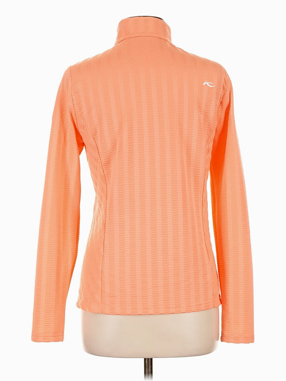 Kjus Women's Orange Sense Half Zip Lite Pullover Size M. MSP$199