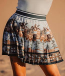 Greyson Mirage Leo Skirt Skort Mineral Mist Size M MSP$160-2