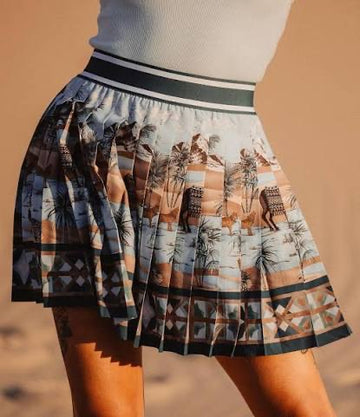 Greyson Mirage Leo Skirt Skort Mineral Mist Size M MSP$160 - 0